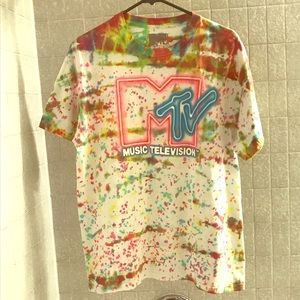 Custom Tie Dye MTV Shirt